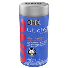Презервативи ONE Ultra Feel 10 шт, подарункова упаковка тюб 