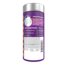 Презервативи ONE Mixed Pleasures, 24 шт, 8 видів, лубрикант у комплекті, подарункове паковання-тубус - №3