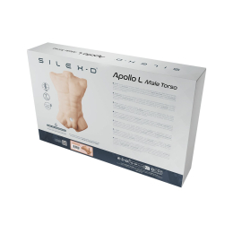 Торс з фалоімітатором на присосці SilexD Apollo L Male Torso Caramel - - фото №8