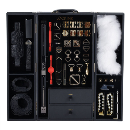 БДСМ-набір LOCKINK All-in-1 BDSM Play Kit - Crocodile Leather - фото
