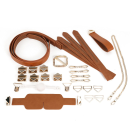 БДСМ-набір LOCKINK Bondage & Restraint Brown Set - - фото №2