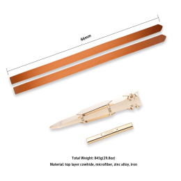 БДСМ-набір LOCKINK Teasing & Impact-Play Brown Set - - фото №9