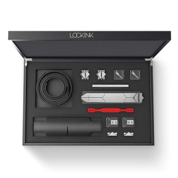 БДСМ-набір LOCKINK Teasing & Impact-Play Black Set - фото