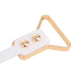 Шкіряний кляп з 2-ма насадками LOCKINK Ball-Gag & Gag-bite Set - Brown - - фото №3