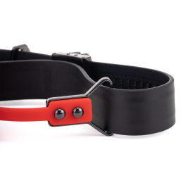 Шкіряний кляп з 2-ма насадками LOCKINK Ball-Gag & Gag-bite Set - Black - - фото №3