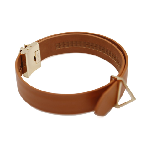 Повідець LOCKINK Tied Collar with Leash Set - Brown №7