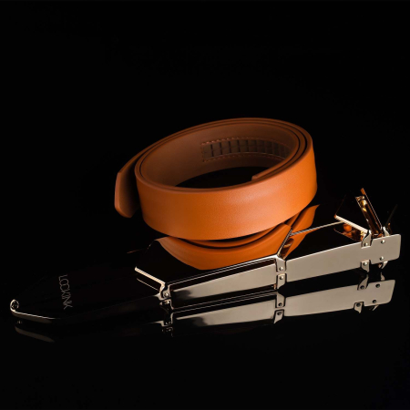Регульована шльопалка LOCKINK Adjustable Slapper for Impact Play - Brown - фото №3