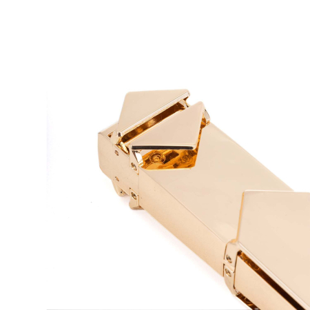 Регульована шльопалка LOCKINK Adjustable Slapper for Impact Play - Brown - фото №5