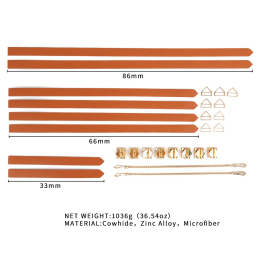 Набір із 8 ременів для зв'язування LOCKINK 8-Bondage-Straps Restraint Set - Brown - - фото №9