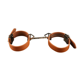 Наручники LOCKINK Wristcuffs/Anklecuffs Brown Set - - фото №5