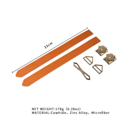 Наручники LOCKINK Wristcuffs/Anklecuffs Brown Set - - фото №7