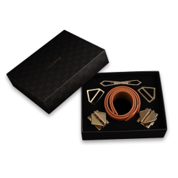 Наручники LOCKINK Wristcuffs/Anklecuffs Brown Set - - фото №8