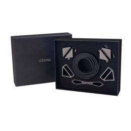 Наручники LOCKINK Wristcuffs/Anklecuffs Black Set - - фото №5