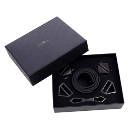 Наручники LOCKINK Wristcuffs/Anklecuffs Black Set - - фото №7