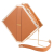 Сумка LOCKINK Mysterious Square Kink Bag - Brown Сумка LOCKINK Mysterious Square Kink Bag - Brown - фото