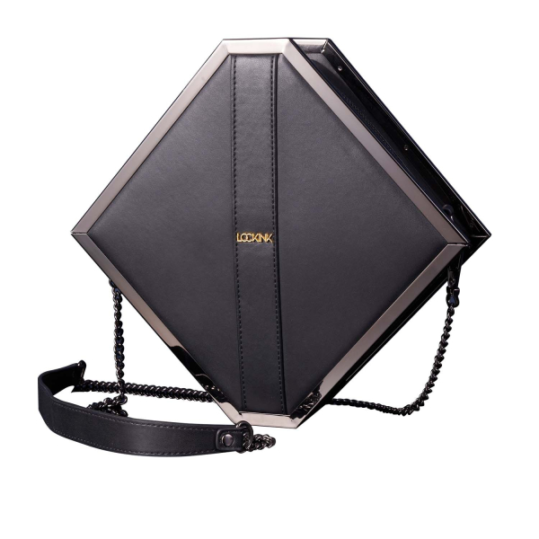 Сумка LOCKINK Mysterious Square Kink Bag - Black - фото