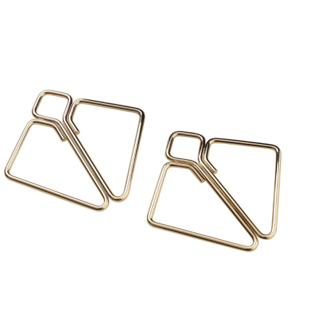 Затискачі для сосків з важкою підвіскою LOCKINK Nipple Clamps with Heavy Pendant - Golden - фото №5