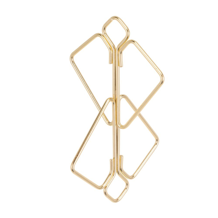 Затискачі для сосків з важкою підвіскою LOCKINK Nipple Clamps with Heavy Pendant - Golden - фото №9