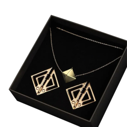 Затискачі для сосків з важкою підвіскою LOCKINK Adjustable Nipple Clamps with Heavy Pendant - Golden - - фото №9