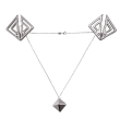 Затискачі для сосків з важкою підвіскою LOCKINK Adjustable Nipple Clamps with Heavy Pendant - Grey Затискачі для сосків з важкою підвіскою LOCKINK Adjustable Nipple Clamps with Heavy Pendant - Grey - фото №1