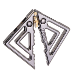 Затискачі для сосків з важкою підвіскою LOCKINK Adjustable Nipple Clamps with Heavy Pendant - Grey - - фото №4