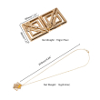 Затискачі для сосків з легкої підвіскою LOCKINK Adjustable Nipple Clamps with Light Pendant - Golden Затискачі для сосків з легкої підвіскою LOCKINK Adjustable Nipple Clamps with Light Pendant - Golden - фото №8