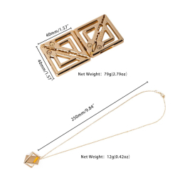 Затискачі для сосків з легкої підвіскою LOCKINK Adjustable Nipple Clamps with Light Pendant - Golden - - фото №8