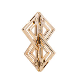 Затискачі для сосків з легкої підвіскою LOCKINK Adjustable Nipple Clamps with Light Pendant - Golden - - фото №6