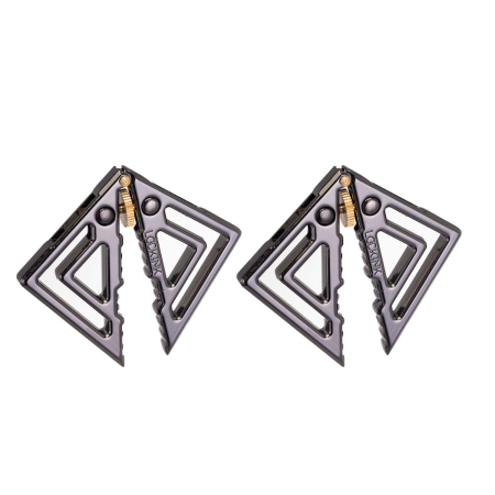 Затискачі для сосків з легкої підвіскою LOCKINK Adjustable Nipple Clamps with Light Pendant - Grey №7