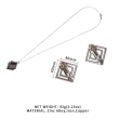 Затискачі для сосків з легкої підвіскою LOCKINK Adjustable Nipple Clamps with Light Pendant - Grey Затискачі для сосків з легкої підвіскою LOCKINK Adjustable Nipple Clamps with Light Pendant - Grey - фото №2