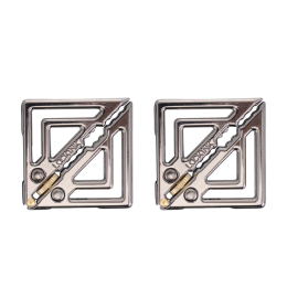 Затискачі для сосків з легкої підвіскою LOCKINK Adjustable Nipple Clamps with Light Pendant - Grey - - фото №3