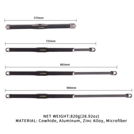 Фіксатор-розпірка LOCKINK Adjustable Spreader Bar Set - Black - фото №9