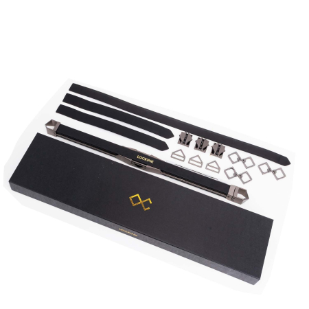 Фіксатор-розпірка LOCKINK Adjustable Spreader Bar Set - Black - фото
