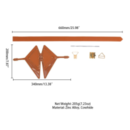 Маска на очі LOCKINK Vixen Blindfold Brown Set - - фото №10