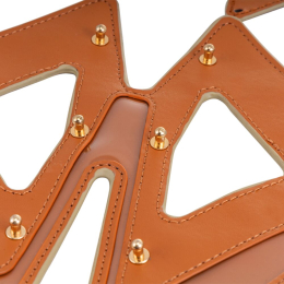 Маска на очі LOCKINK Vixen Blindfold Brown Set - - фото №7