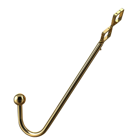 Анальний гак LOCKINK Golden Adjustable Anal Hook Set 