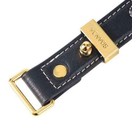 Повідець LOCKINK SEVANDA Love Heart Butterfly Leather Collar Set - Black №7
