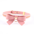 Повідець LOCKINK SEVANDA Love Heart Butterfly Leather Collar Set - Pink - фото №5