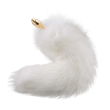 Металева анальна пробка Лисячий хвіст LOCKINK SEVANDA White Fox-Tail Anal Rose-shape Plug Металева анальна пробка Лисячий хвіст LOCKINK SEVANDA White Fox-Tail Anal Rose-shape Plug №3