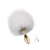 Металева анальна пробка Кролячий хвост LOCKINK SEVANDA White Bunny-Tail Anal Pear-shape Plug Металева анальна пробка Кролячий хвост LOCKINK SEVANDA White Bunny-Tail Anal Pear-shape Plug - фото