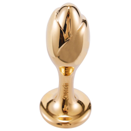 Металева анальна пробка Хвіст поні LOCKINK SEVANDA White Pony-Tail Anal Rose-shape Plug - - фото №5