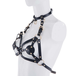 Портупея на груди LOCKINK SEVANDA Queen Chest Harness with Removable Bra - - фото №2