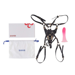 Страпон LOCKINK SEVANDA Queen Sheba Strapon - Pink Dildo - - фото №7