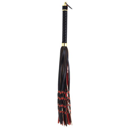 Флогер LOCKINK SEVANDA Red & Black Braided Tail Flogger - фото №2