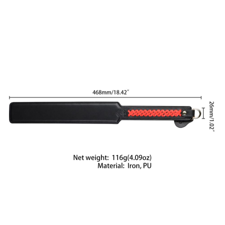 Падл LOCKINK SEVANDA Braided-handle Spanking Paddle - фото №6