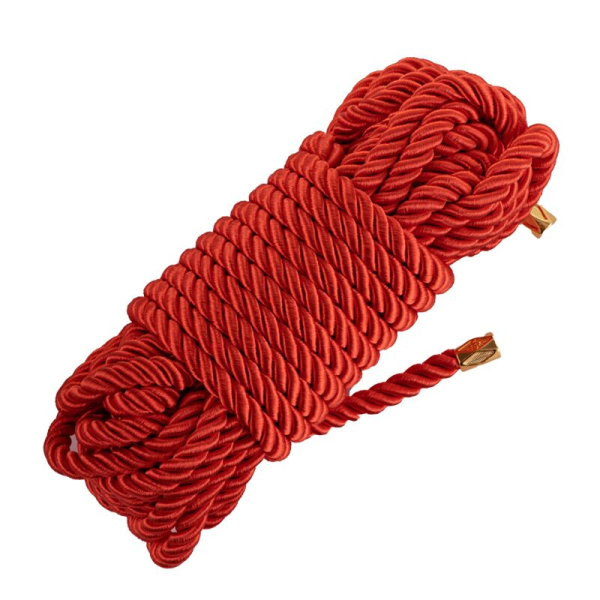 Мотузка для шибарі LOCKINK SEVANDA Shibari Pratice Rope Red, 8 метрів - фото