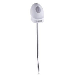 Уретральний зонд LOCKINK SEVANDA Vibrating & E-stim Metal Urethral Sounding - White - фото