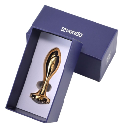 Анальна пробка LOCKINK SEVANDA Pearl Rose-shape Anal Plug - - фото №6