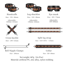 БДСМ-набір LOCKINK The Flowering Serpent - Bondage Set, 7 шт. - - фото №11