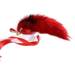 Анальна пробка з хвостом лисиці LOCKINK SEVANDA Red Vixen Set with Pear-shape Plug - - фото №4